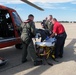 US Coast Guard Medevacs Injured Man