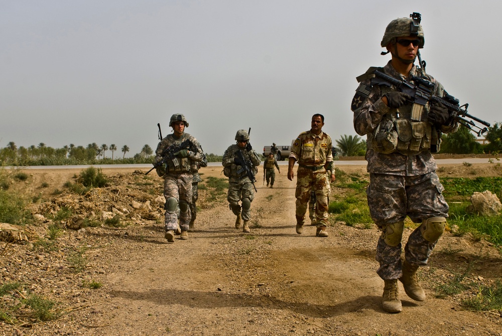 IA led joint patrol protects Aqur Quf