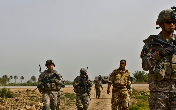 IA led joint patrol protects Aqur Quf