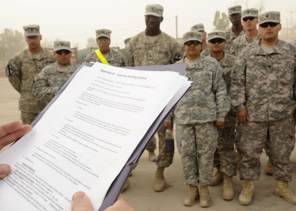 Soldiers prepare to head home