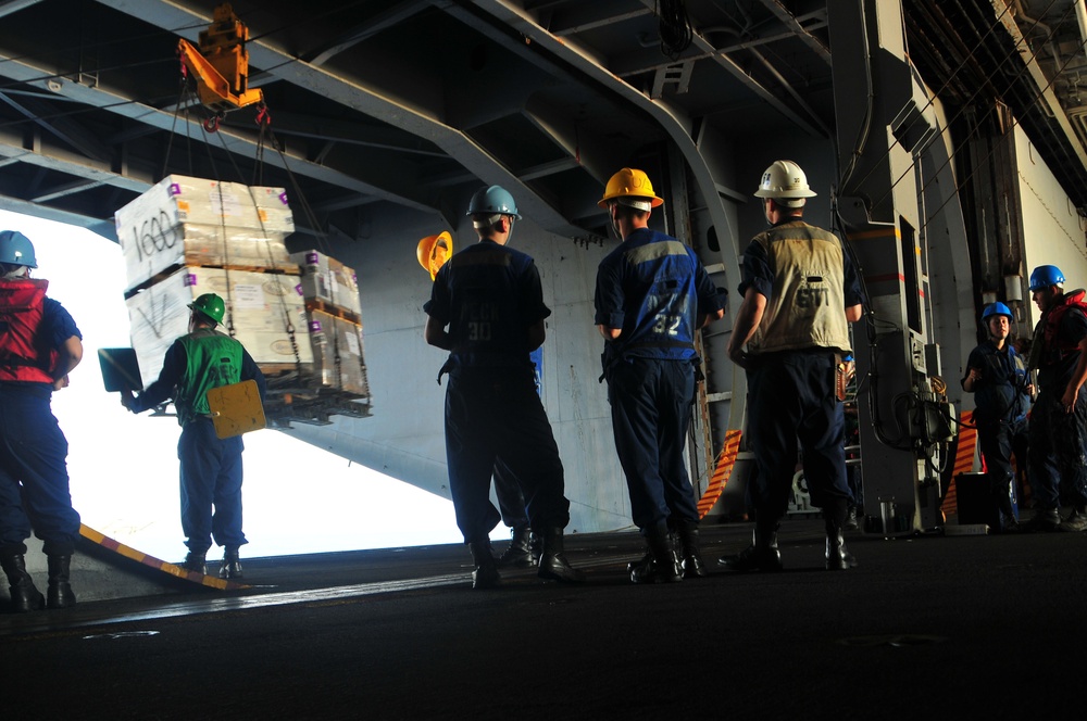 USS Nimitz continues operations in the Gulf of Oman