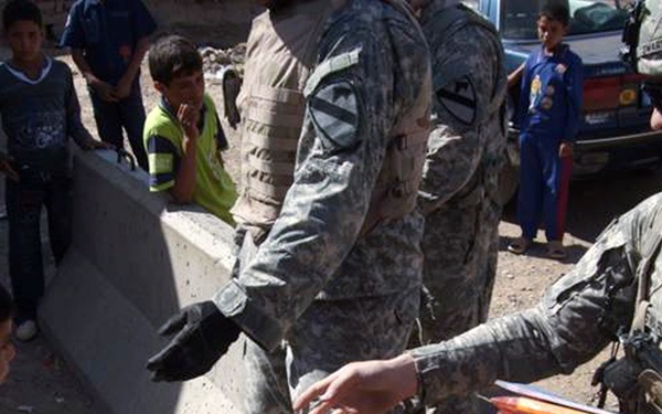 U.S. Forces in northern Iraq host 'Back to School' drive in Qayyarah District, Iraq