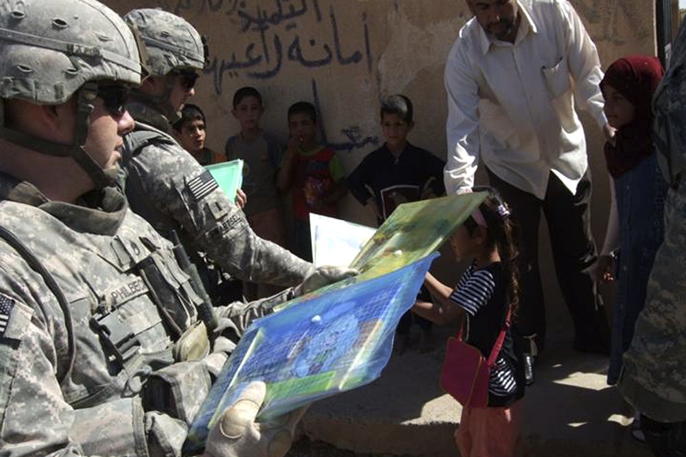 U.S. Forces in northern Iraq host 'Back to School' drive in Qayyarah District, Iraq