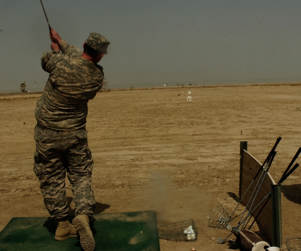 Teeing it up in Iraq