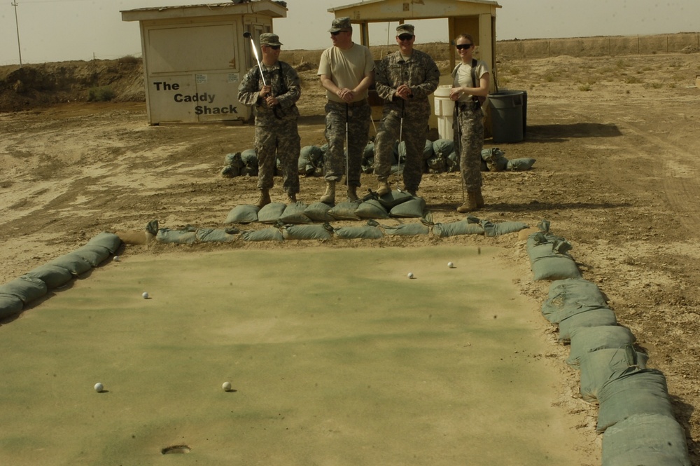 Teeing it up in Iraq