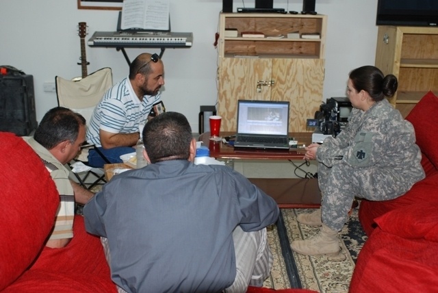 U.S. Army public affairs provides media training to Iraqis