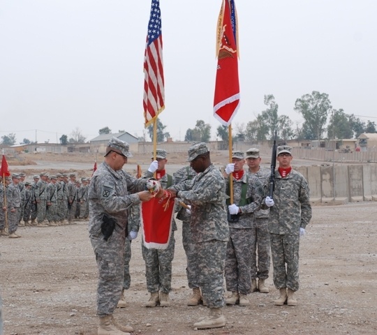 Engineer Battalion transfers authority