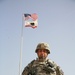 49th MP Brigade raises Golden State flag over Iraq