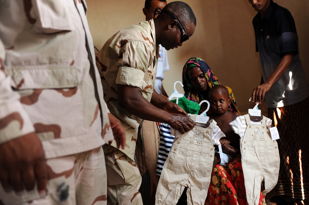 Service Members Deliver Carter's Clothing in the Horn of Africa