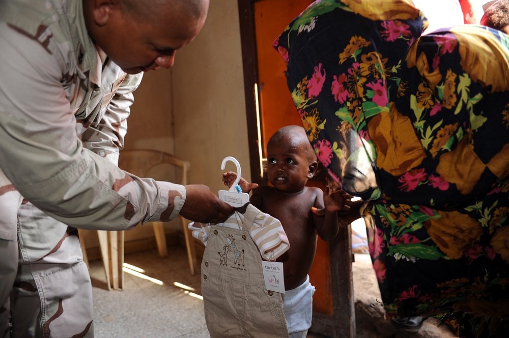 Service Members Deliver Carter's Clothing in the Horn of Africa
