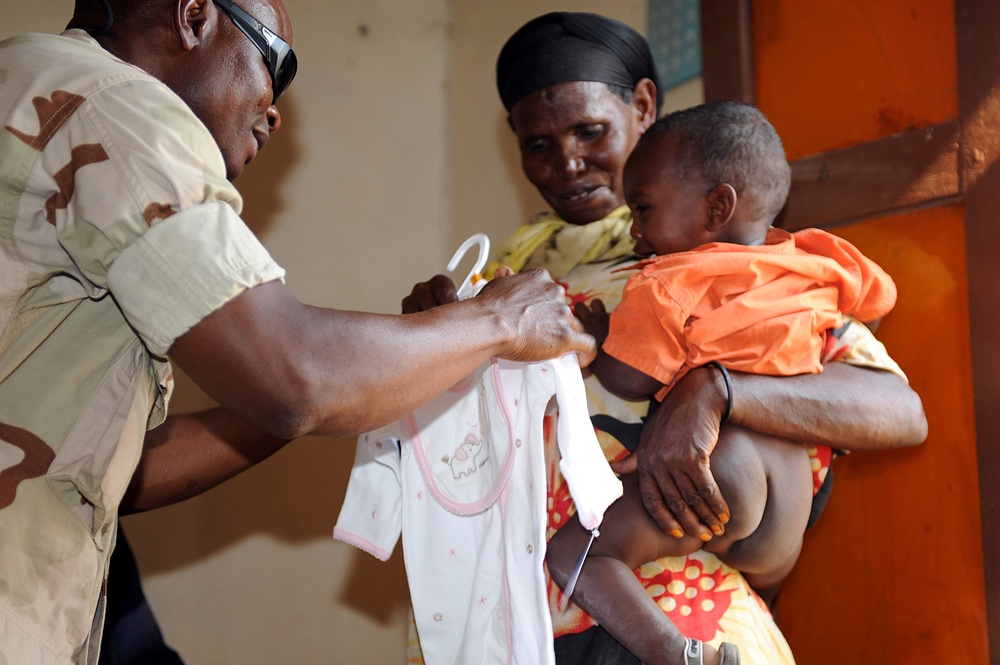 Service Members Deliver Carter's Clothing in the Horn of Africa
