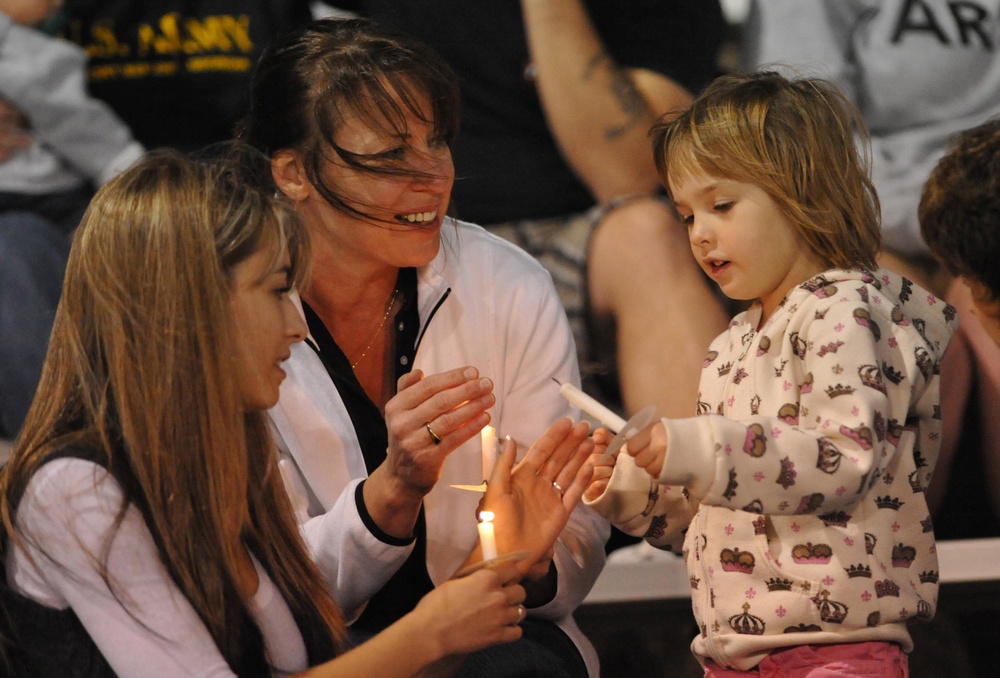 Candlelight vigil at Fort Hood