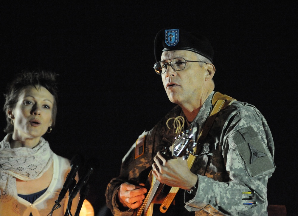 Candlelight vigil at Fort Hood