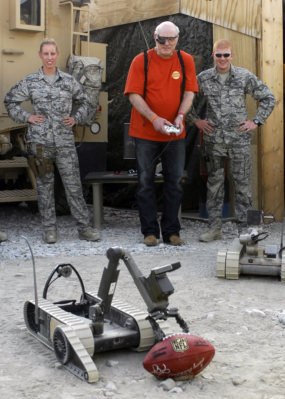 Fox NFL crew at Bagram