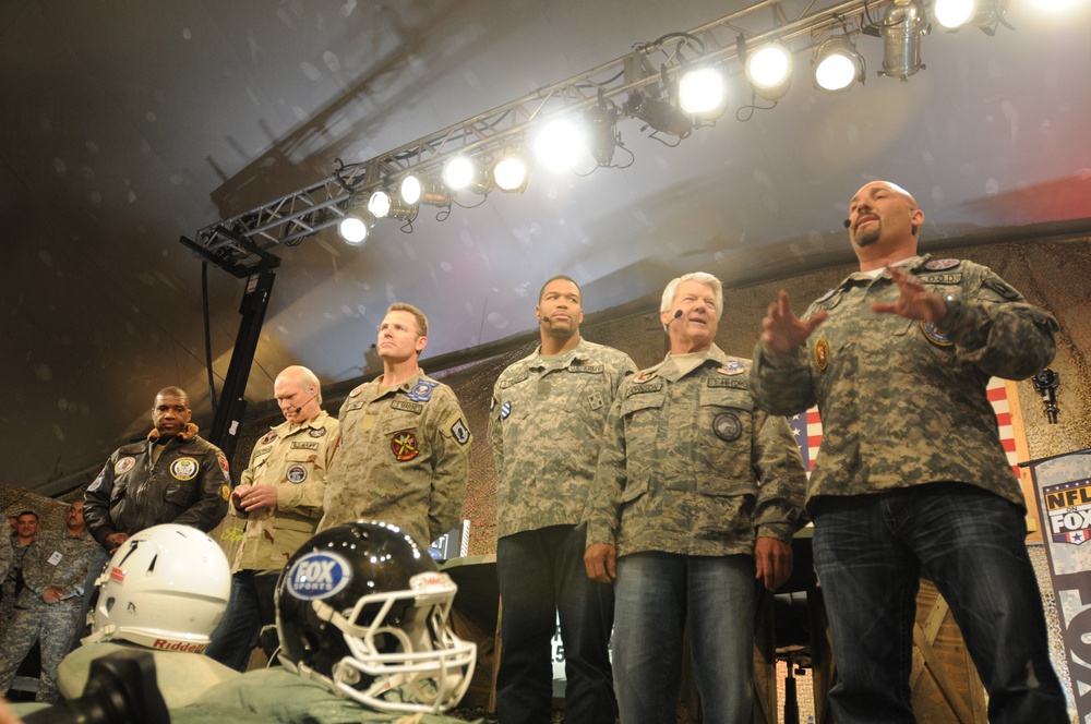Dvids Images Fox Sports Nfl Hosts Pre Game Show From Bagram Airfield Image 1 Of 11 