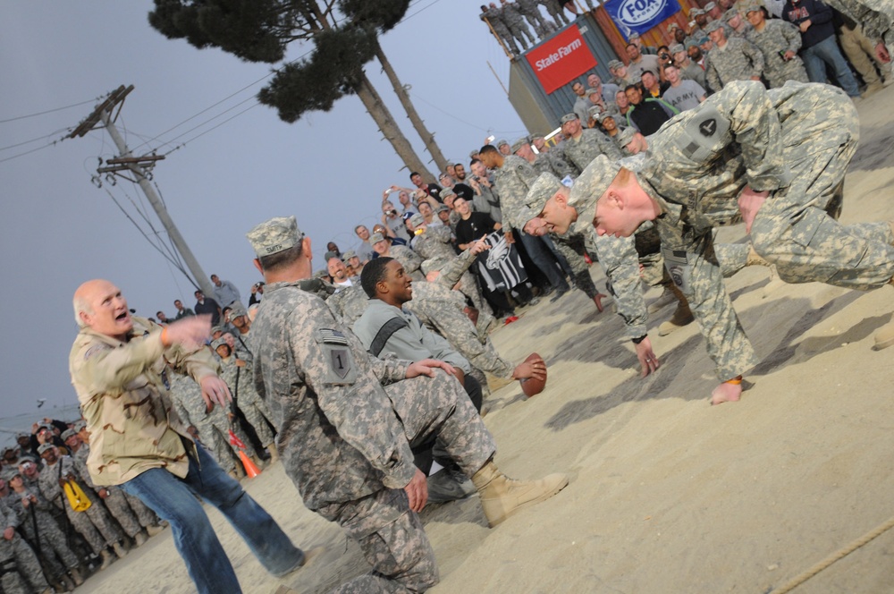Dvids Images Fox Sports Nfl Hosts Pre Game Show From Bagram Airfield Image 3 Of 11 