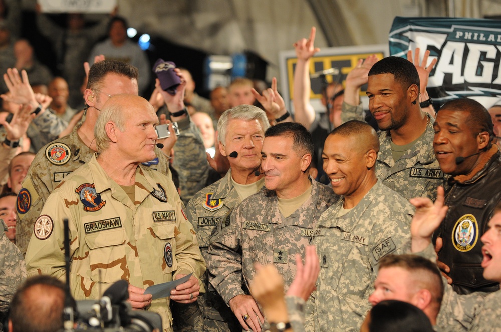 Dvids Images Fox Sports Nfl Hosts Pre Game Show From Bagram Airfield Image 5 Of 11 