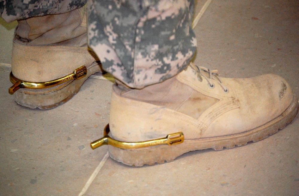 Cavalry troops awarded combat spurs