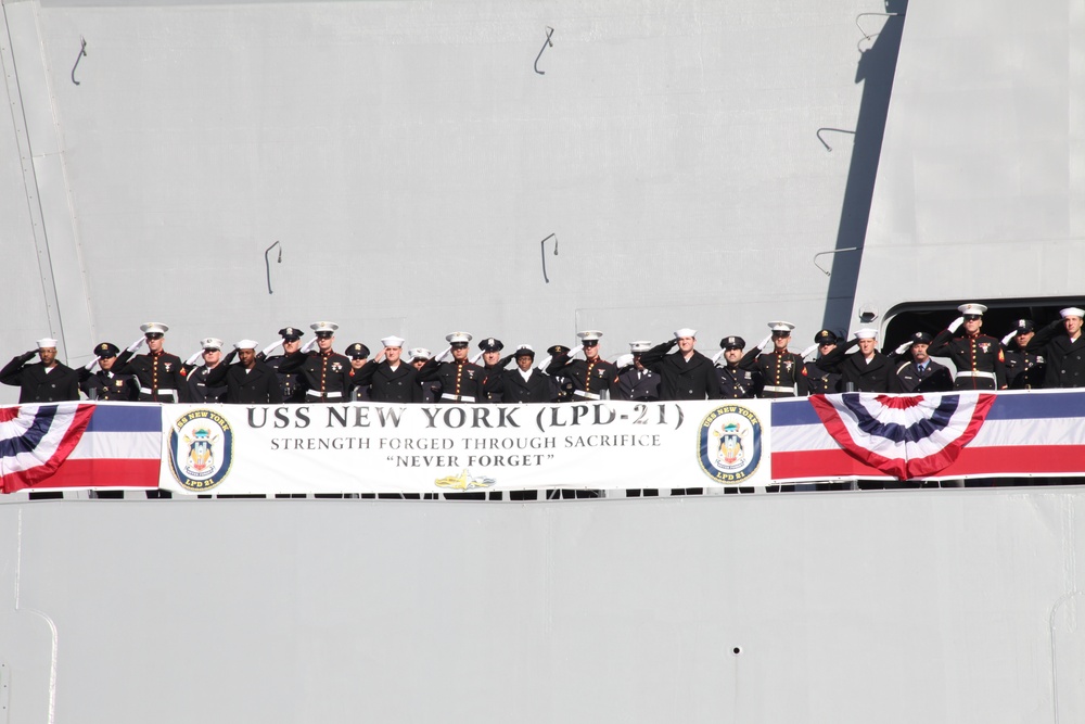 USS New York Commissioning