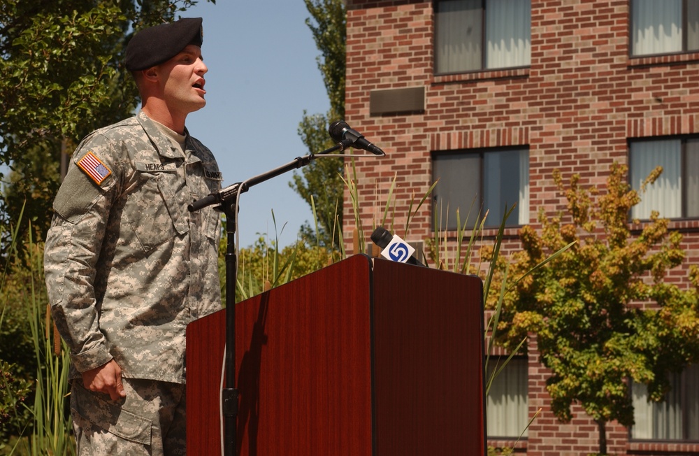 478th HRC Mob Ceremony