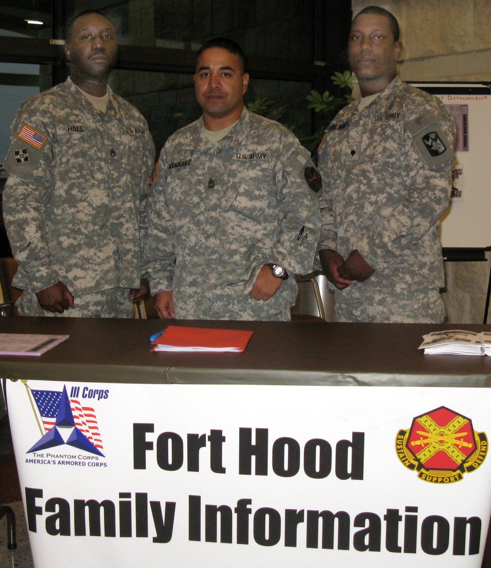 Fort Hood Soldiers Reach Out to Families, Each Other