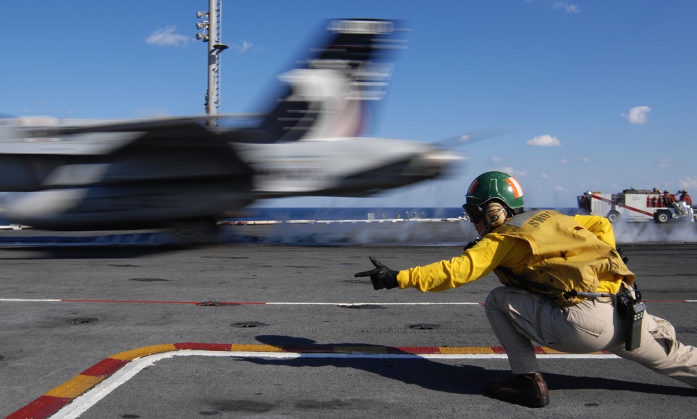 USS Eisenhower conducts operations