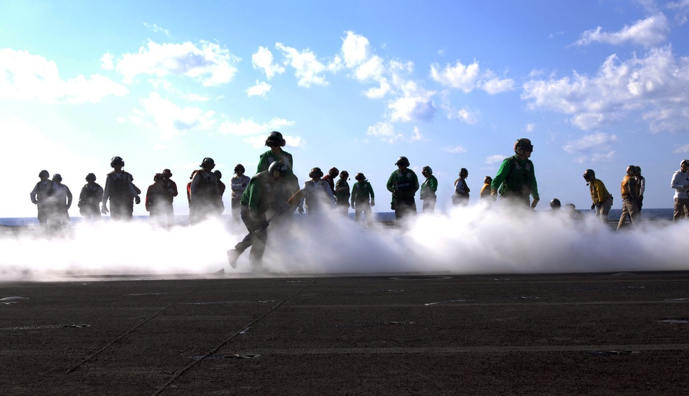 USS Eisenhower conducts operations