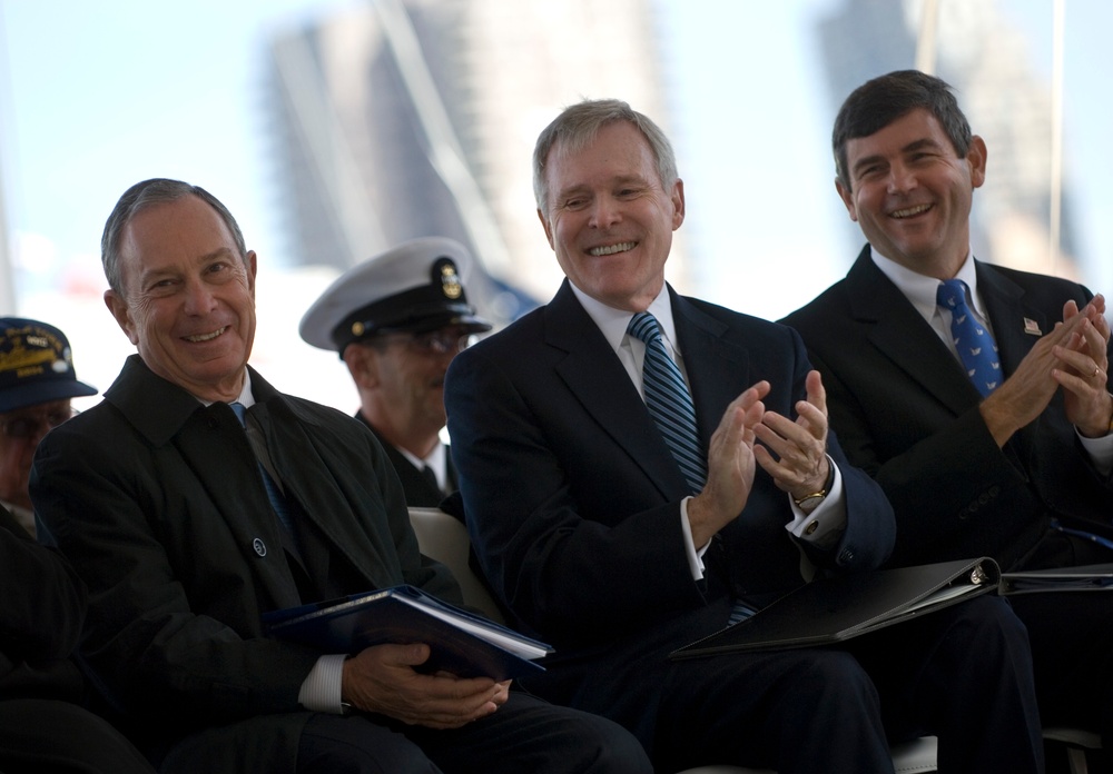 New York Mayor and Secretary of the Navy attend USS New York commissioning