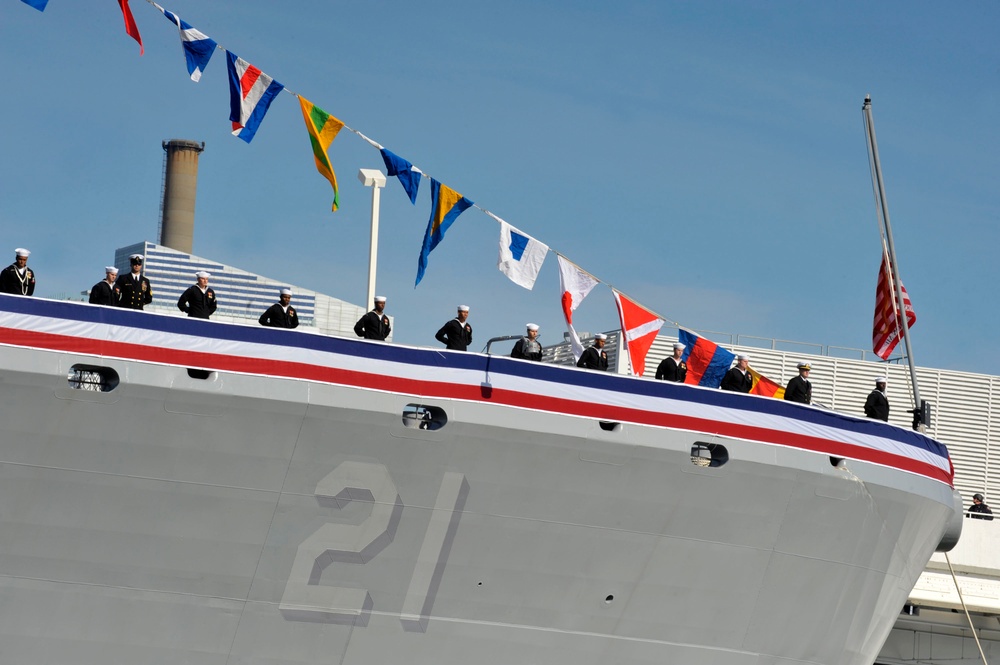 USS New York is officially launched