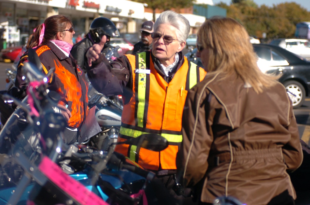 Breast cancer awareness ride
