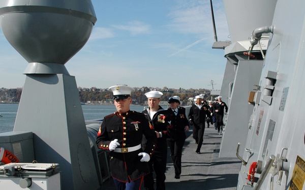 USS New York commissioning
