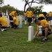 More than 40 Sailors assigned to the guided-missile destroyer USS Chafee and various commands clean the Navy Veterans Cemetery in Honolulu in preparation for Veterans Day, Nov. 11.