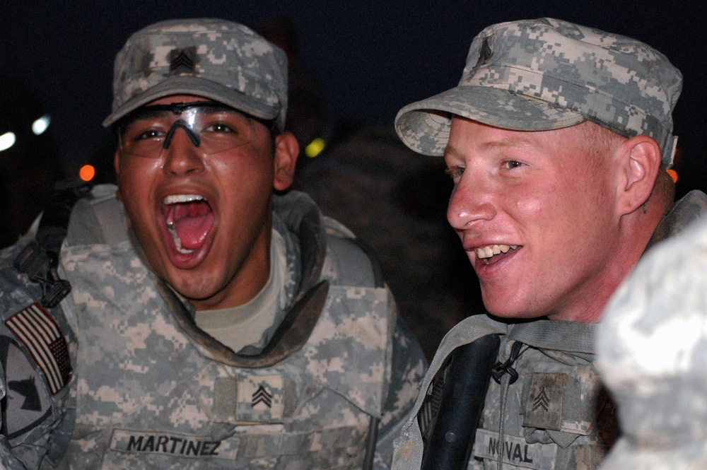 Cavalry, Iraqi Army troopers earn silver spurs