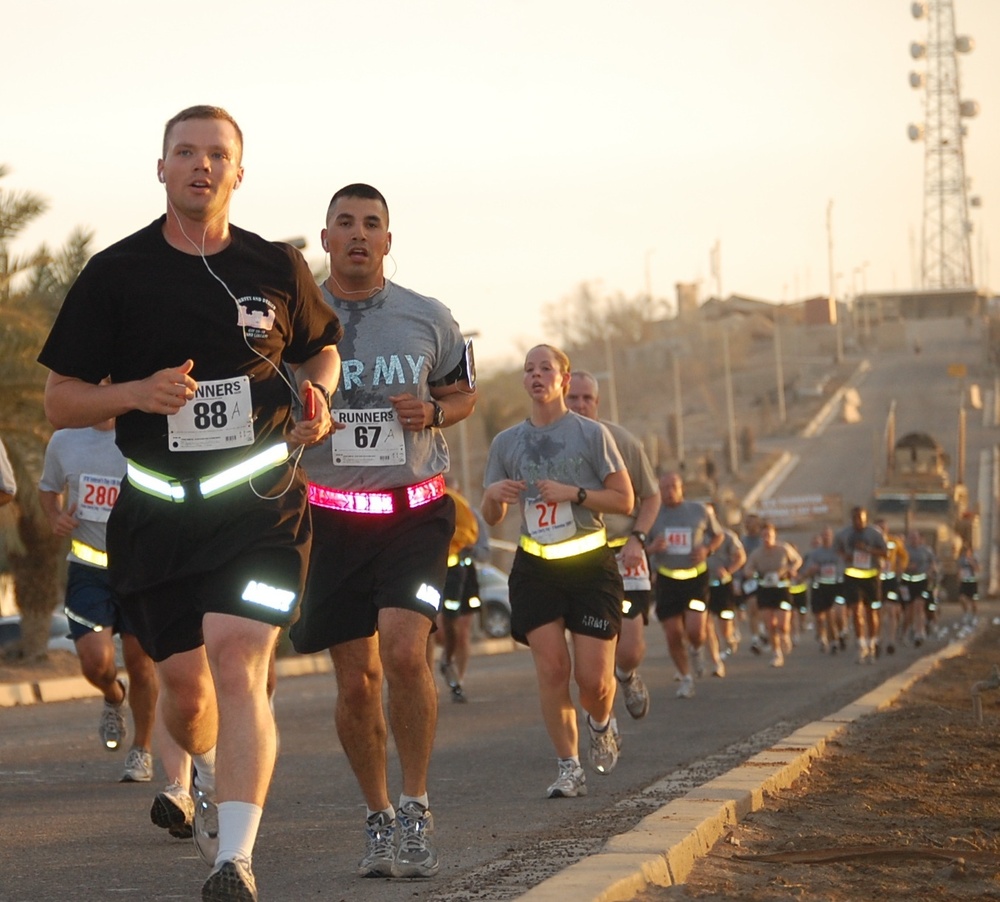 101st Engineers run to honor American veterans