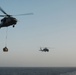 Nimitz Carrier group conducts replenishment at sea operations