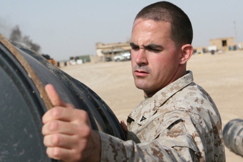 Marines 'go green' in Iraq