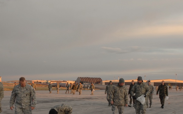 FOD Walk at Ellsworth AFB