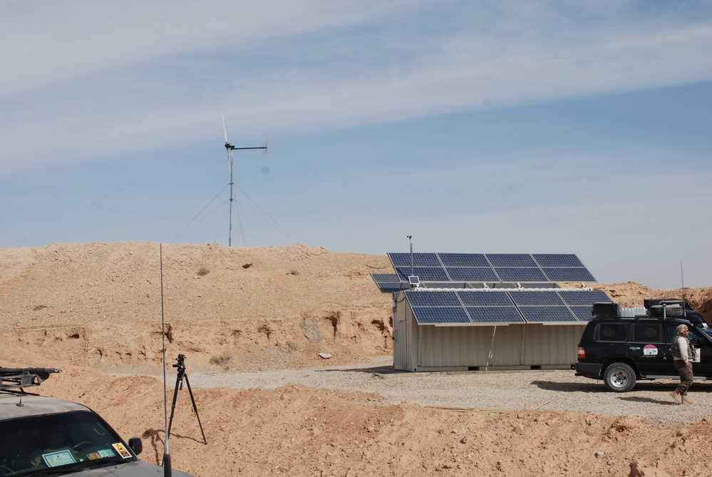 Alternative Energy Powers Iraqi Border Post