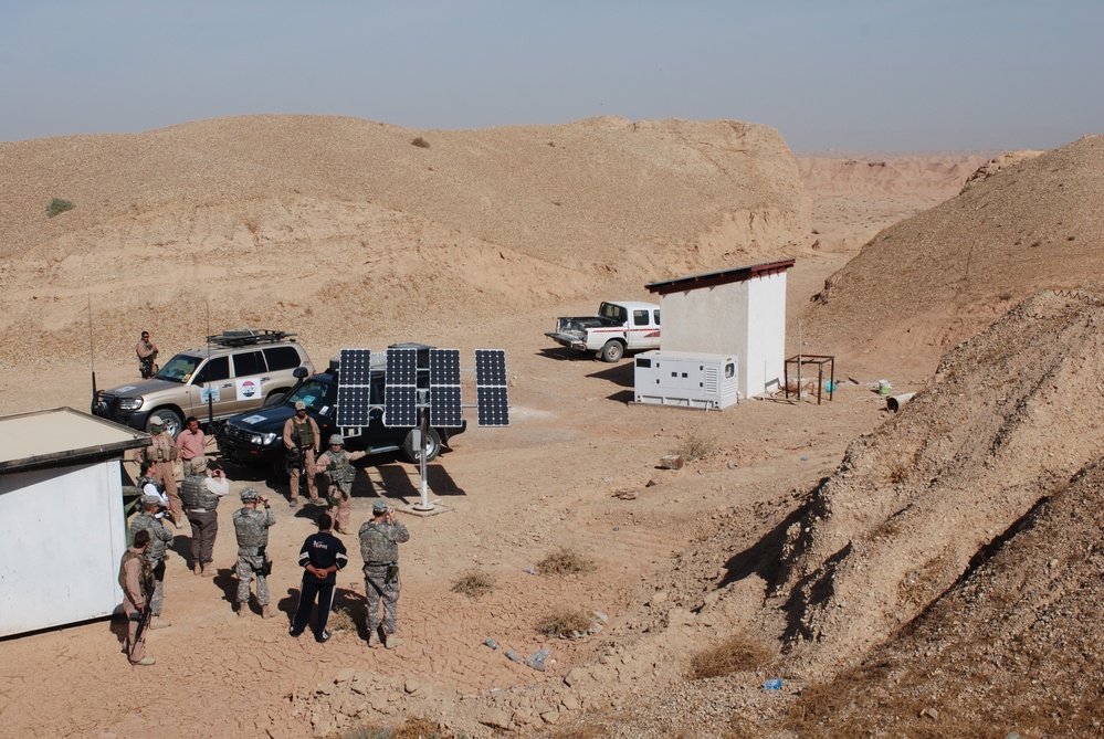Alternative Energy Powers Iraqi Border Post