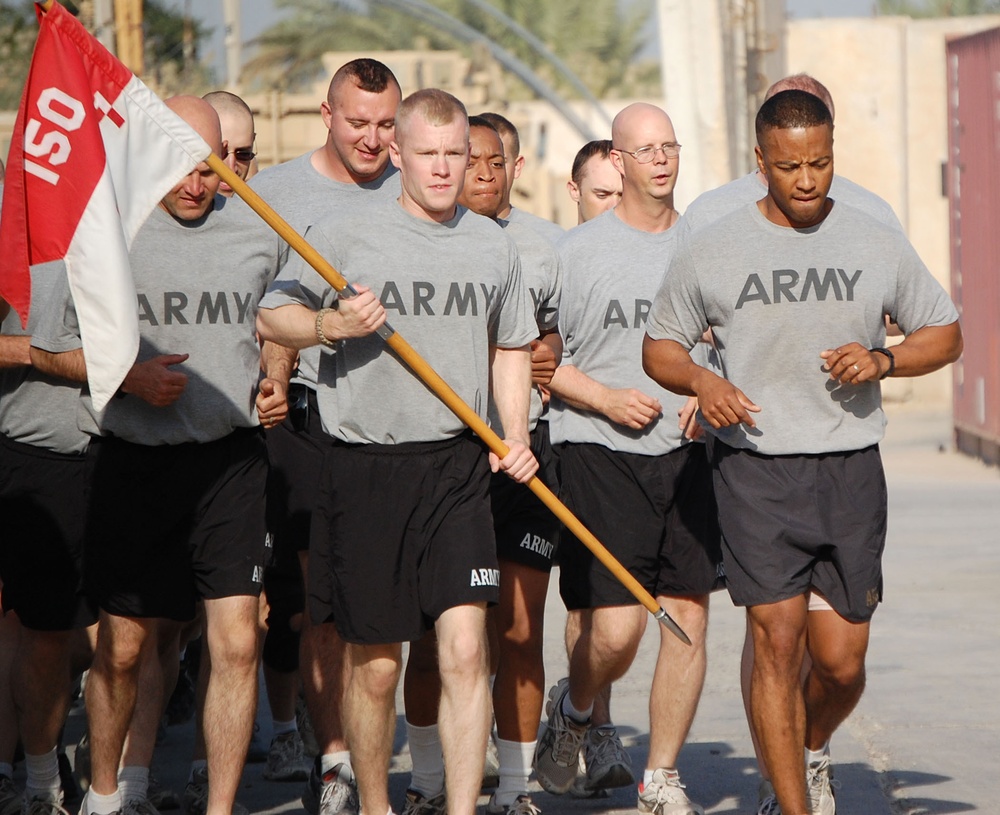 W.Va. Soldiers run for a fallen comrade