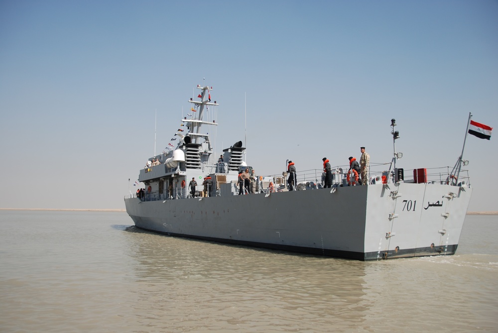 Iraq Navy Celebrates the Arrival of the Patrol Ship Nasir