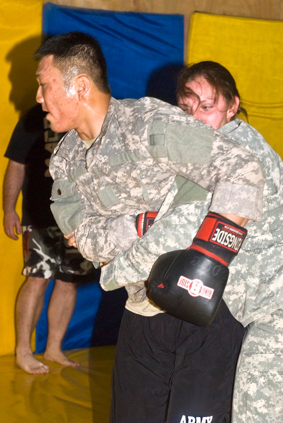 Mavericks improve warrior skills with combatives training