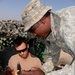 Burn Notice actors spend time with Soldiers