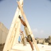 Construction of new combat outpost Sabari in Afghanistan