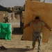 Construction of new combat outpost Sabari in Afghanistan