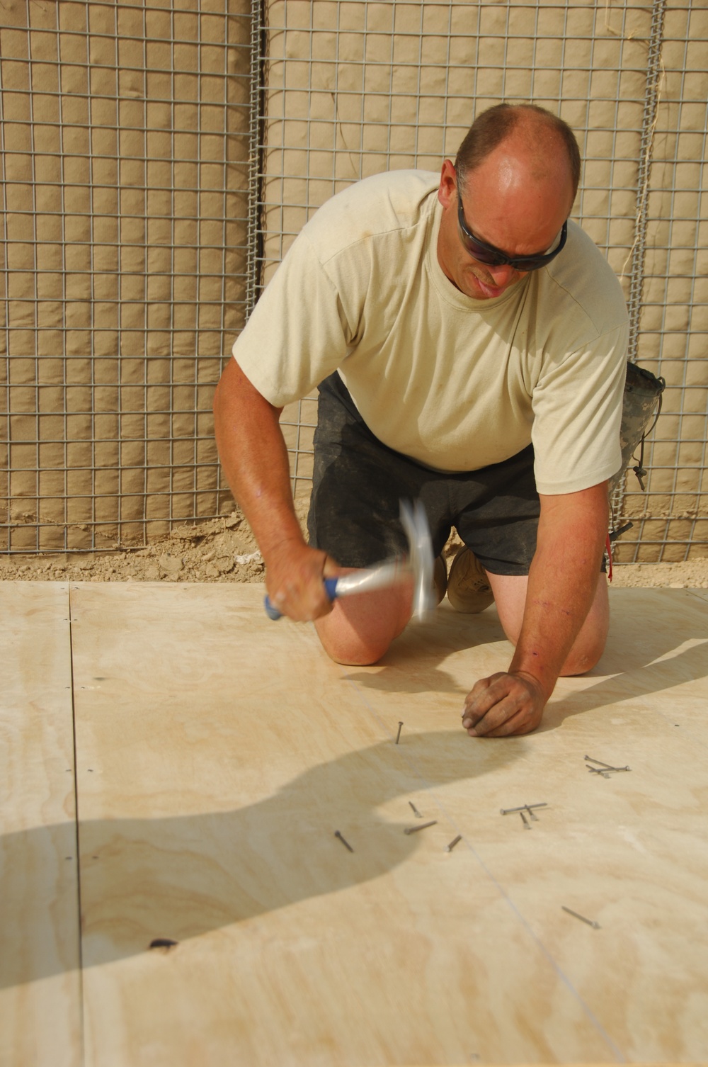Construction of new combat outpost Sabari in Afghanistan