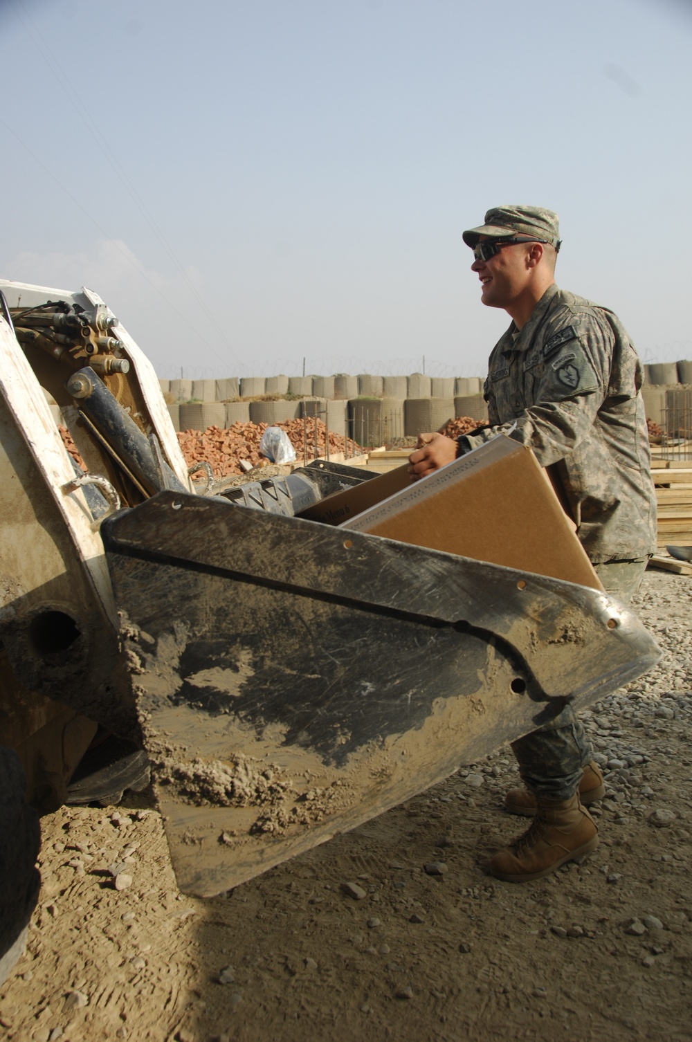 166th Engineering Company taking care of new building projects for Combat Outpost Sabari