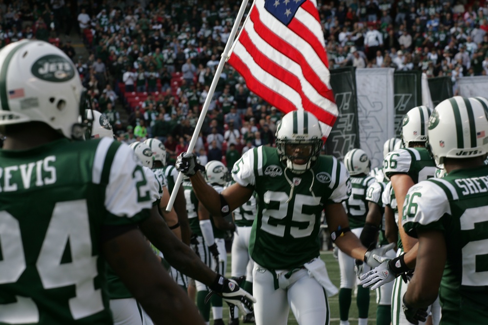 New York Jets Vs Jacksonville Jaguars Military Ceremony