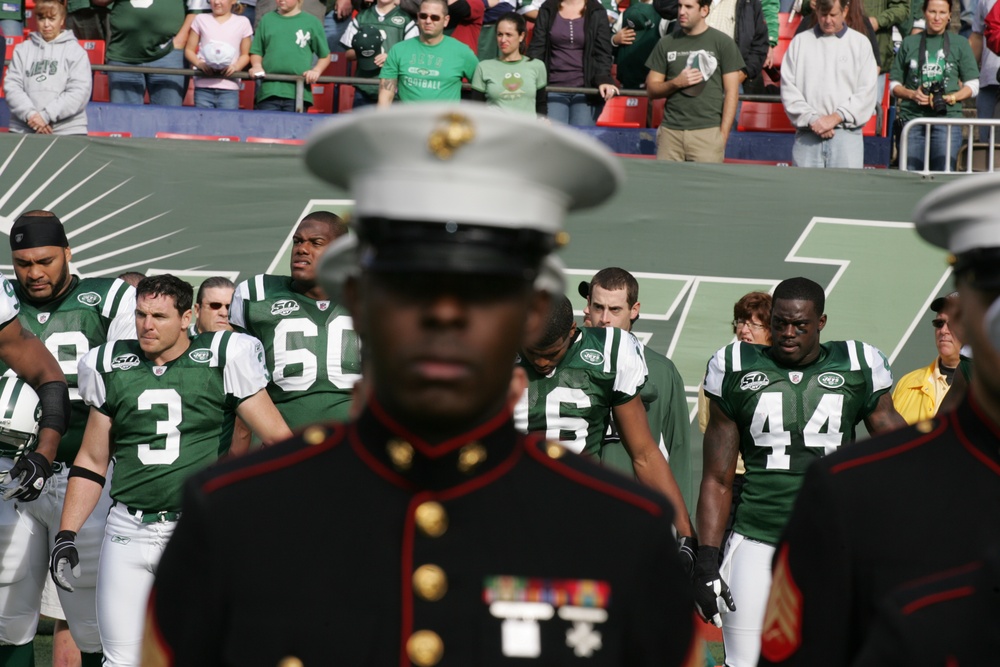 New York Jets Vs Jacksonville Jaguars Military Ceremony