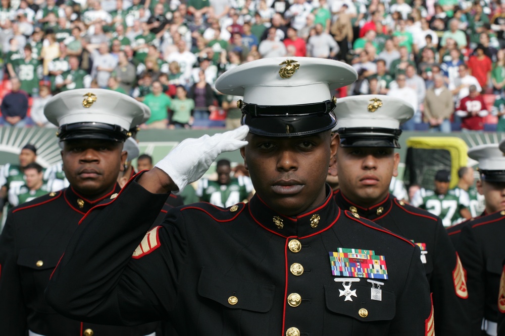 New York Jets Vs Jacksonville Jaguars Military Ceremony